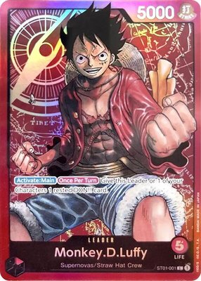 Monkey.D.Luffy (001), Starter Deck 1: Straw Hat Crew
