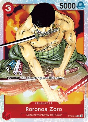 Roronoa Zoro, Starter Deck 1: Straw Hat Crew