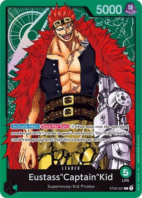 Eustass"Captain"Kid (001), Starter Deck 2: Worst Generation