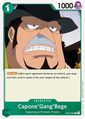 Capone"Gang"Bege, Starter Deck 2: Worst Generation