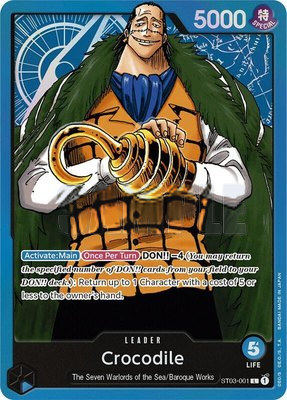 Crocodile (001), Starter Deck 3: The Seven Warlords of The Sea