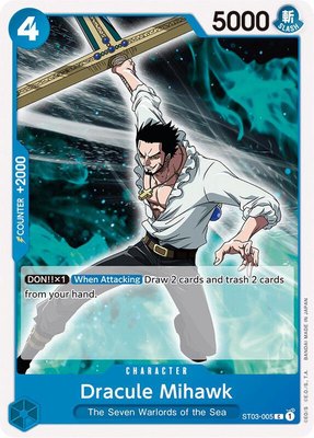 Dracule Mihawk, Starter Deck 3: The Seven Warlords of The Sea