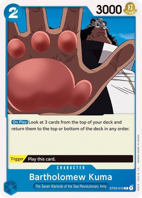 Bartholomew Kuma, Starter Deck 3: The Seven Warlords of The Sea