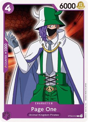 Page One, Starter Deck 4: Animal Kingdom Pirates