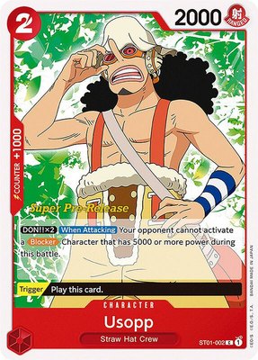 Usopp, Super Pre-Release Starter Deck 1: Straw Hat Crew