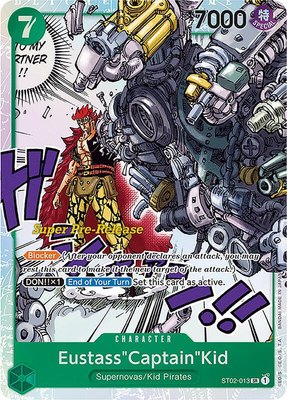 Eustass"Captain"Kid (013), Super Pre-Release Starter Deck 2: Worst Generation