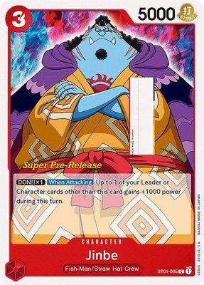 Jinbe, Super Pre-Release Starter Deck 1: Straw Hat Crew