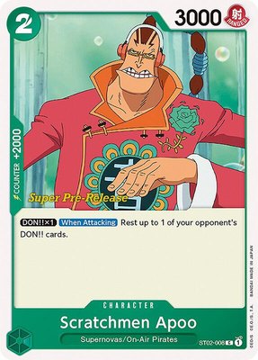 Scratchmen Apoo, Super Pre-Release Starter Deck 2: Worst Generation