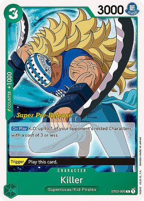 Killer, Super Pre-Release Starter Deck 2: Worst Generation