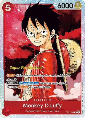 Monkey.D.Luffy (012), Super Pre-Release Starter Deck 1: Straw Hat Crew