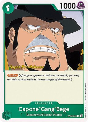 Capone"Gang"Bege, Super Pre-Release Starter Deck 2: Worst Generation