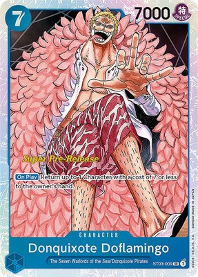 Donquixote Doflamingo, Super Pre-Release Starter Deck 3: The Seven Warlords of the Sea
