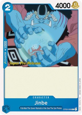 Jinbe, Super Pre-Release Starter Deck 3: The Seven Warlords of the Sea