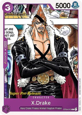 X.Drake, Super Pre-Release Starter Deck 4: Animal Kingdom Pirates