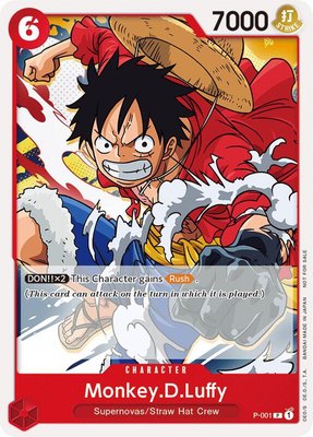 Monkey.D.Luffy (Super Pre-Release) [Participant], One Piece Promotion Cards
