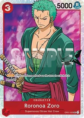 Roronoa Zoro (025), Romance Dawn