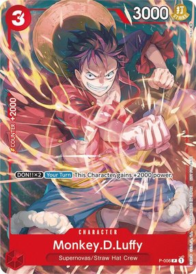 Monkey.D.Luffy (Tournament Pack Vol. 1), One Piece Promotion Cards