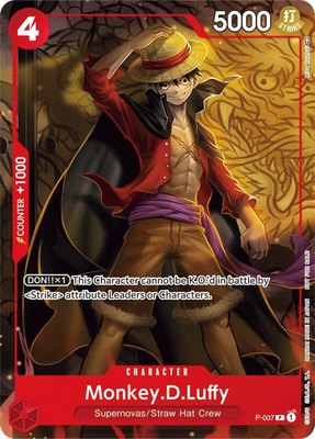 Monkey.D.Luffy (Tournament Pack Vol. 1), One Piece Promotion Cards