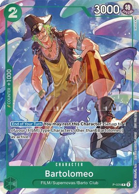 Bartolomeo (Event Pack Vol. 1), One Piece Promotion Cards