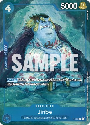 Jinbe (Event Pack Vol. 1), One Piece Promotion Cards