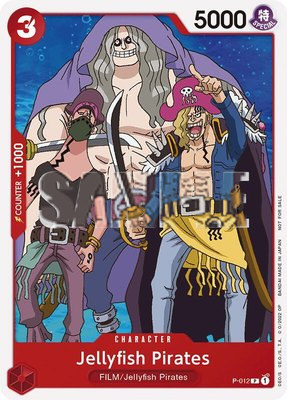 Jellyfish Pirates (One Piece Film Red), One Piece Promotion Cards