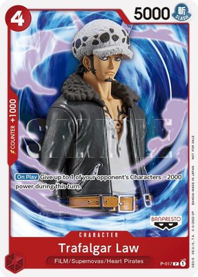 Trafalgar Law (One Piece Film Red), One Piece Promotion Cards