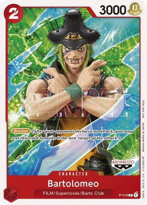 Bartolomeo (One Piece Film Red), One Piece Promotion Cards