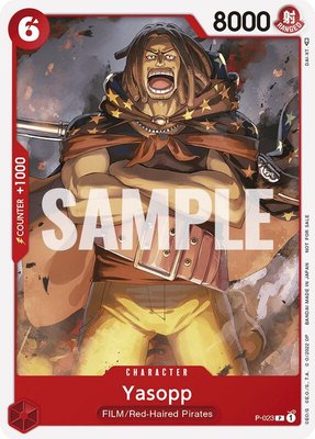 Yasopp (One Piece Film Red), One Piece Promotion Cards