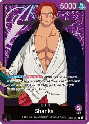 Shanks, Starter Deck 5: Film Edition