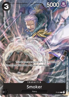 Smoker (Pre-Release), One Piece Promotion Cards