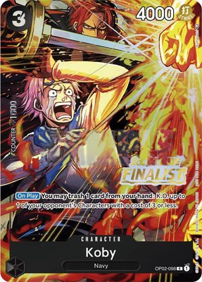 Koby (Online Regional 2023) [Finalist], One Piece Promotion Cards