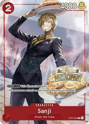 Sanji (Online Regional 2023) [Participant], One Piece Promotion Cards