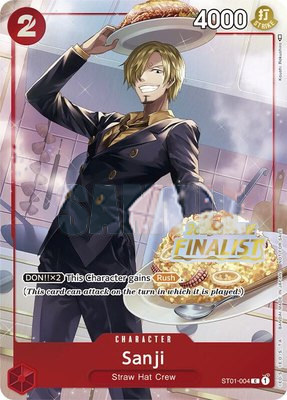 Sanji (Online Regional 2023) [Finalist], One Piece Promotion Cards