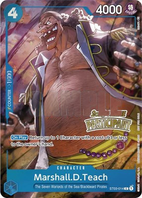 Marshall.D.Teach (Online Regional 2023) [Participant], One Piece Promotion Cards