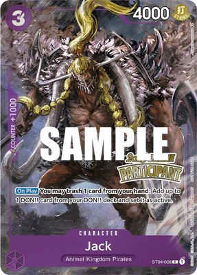 Jack (Online Regional 2023) [Participant], One Piece Promotion Cards