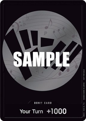 DON!! Card (Silver), One Piece Promotion Cards