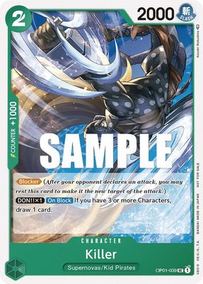 Killer (Promotion Pack 2023), One Piece Promotion Cards