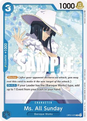Ms. All Sunday (Promotion Pack 2023), One Piece Promotion Cards