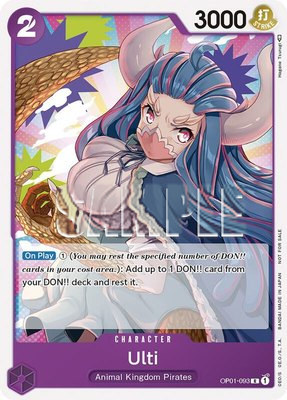 Ulti (Promotion Pack 2023), One Piece Promotion Cards