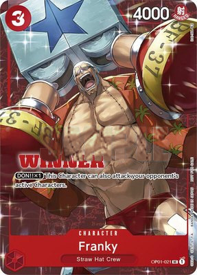 Franky (Tournament Pack Vol. 2) [Winner], One Piece Promotion Cards