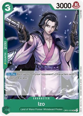 Izo (Tournament Pack Vol. 2), One Piece Promotion Cards