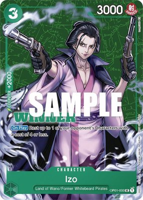 Izo (Tournament Pack Vol. 2) [Winner], One Piece Promotion Cards
