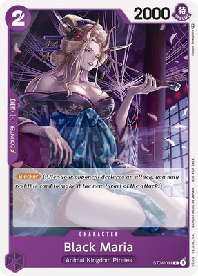 Black Maria (Tournament Pack Vol. 2), One Piece Promotion Cards