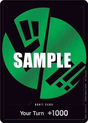 DON!! Card (Green), One Piece Promotion Cards