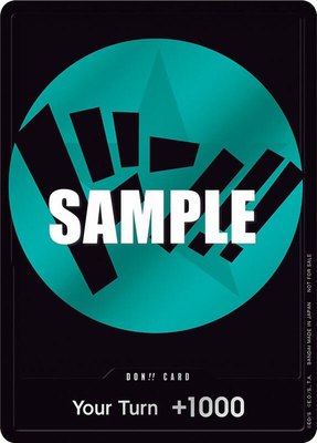 DON!! Card (Teal), One Piece Promotion Cards