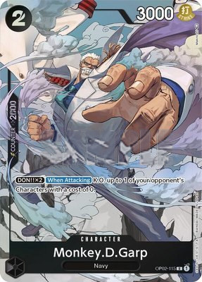 Monkey.D.Garp (115) (Alternate Art), Paramount War