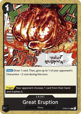 Great Eruption, Starter Deck 6: Absolute Justice