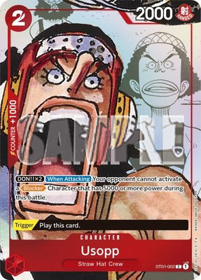 Usopp (Alternate Art), One Piece Promotion Cards