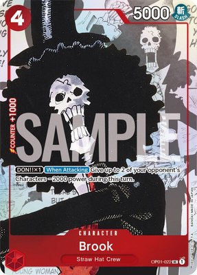 Brook (Alternate Art), One Piece Promotion Cards