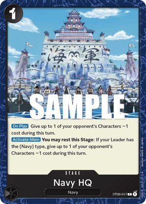 Navy HQ, Starter Deck 6: Absolute Justice